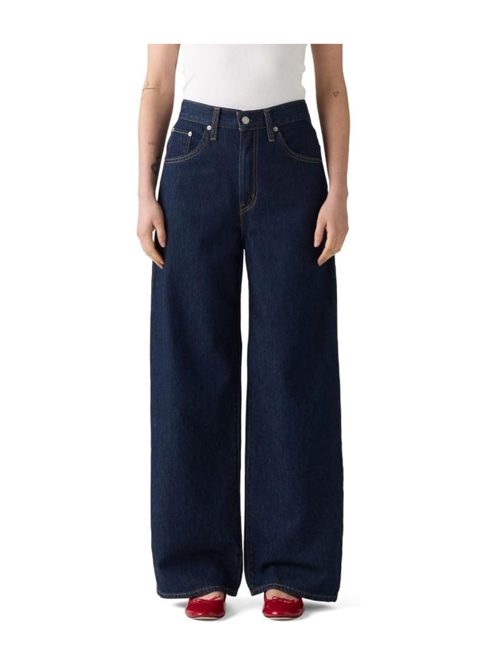 Levi's Cinch Baggy Dark Denim Jeans